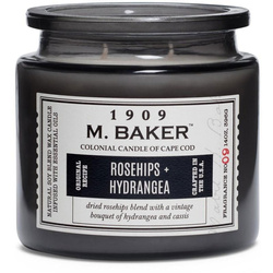 Sojowa świeca zapachowa słoik apteczny 396 g Colonial Candle M Baker - Rosehips Hydrangea