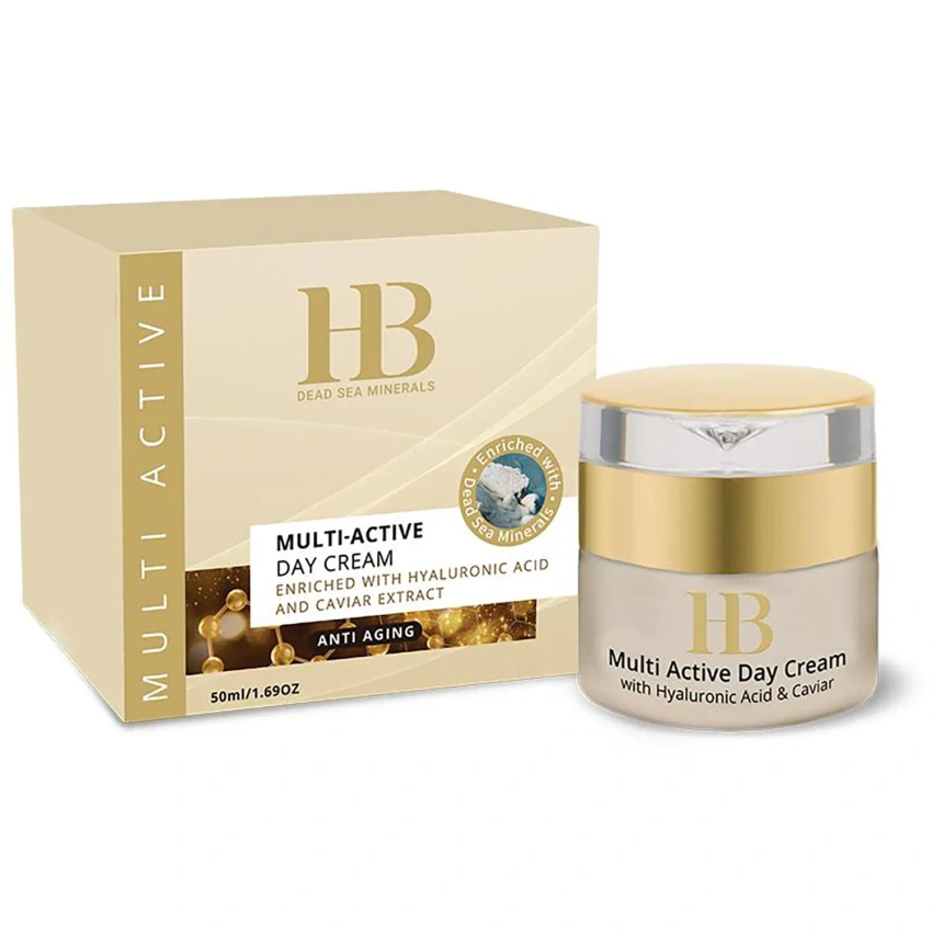 Actieve dagcrème met hyaluronzuur en kaviaar 50 ml op basis van Dode Zeemineralen Health & Beauty