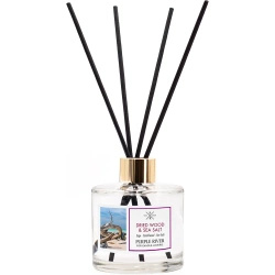 Bâtonnets parfumés dans une bouteille en verre emballés dans une boîte Dried Wood Sea Salt Purple River 200 ml