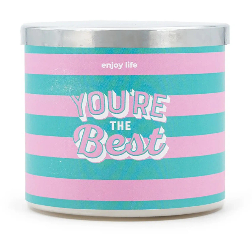 Mad Candle Duftkerze Glas You're The Best 400 g Mandarine und Minze