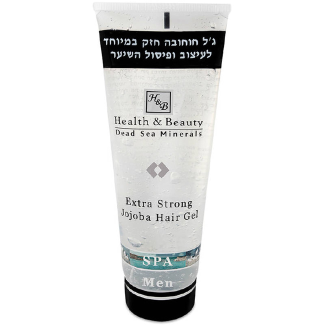 Strongly modeling hair gel with jojoba for men with minerals from the Dead Sea 200 ml Health & Beauty