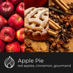 Candle World sójový vonný vosk Apple Pie 50 g Jablečný koláč