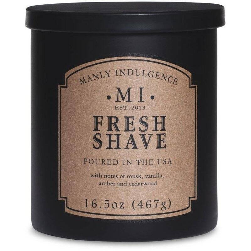 Candela di soia profumata da uomo Colonial Candle - Fresh Shave 