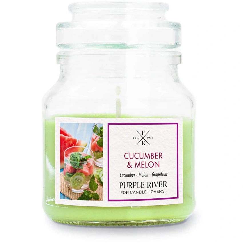Sojová vonná svíčka Cucumber Melon Purple River 113 g