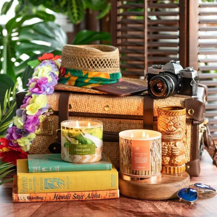 Colonial Candle Travel Soja-Duftkerze – Maui Tiki Hut