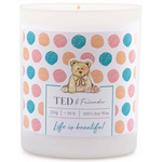 Soju kvapo žvakė in stiklo gėlių - Life Is Beautiful Ted Friends