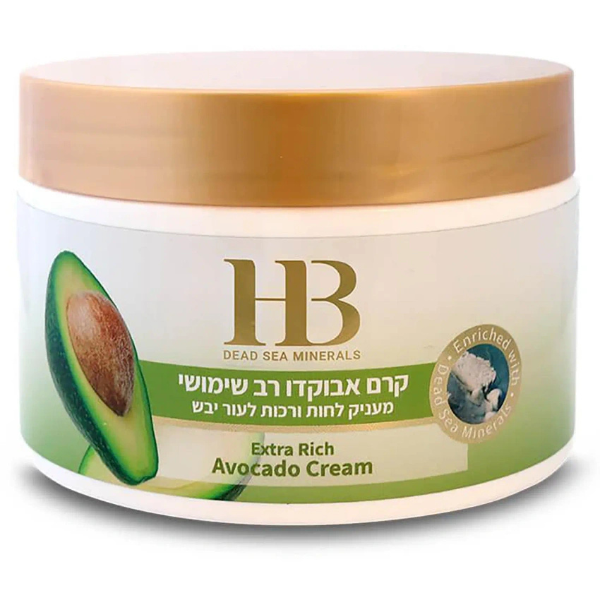 Avokádový výživný krém pro péči o tělo s minerály z Mrtvého moře 350 ml Health & Beauty