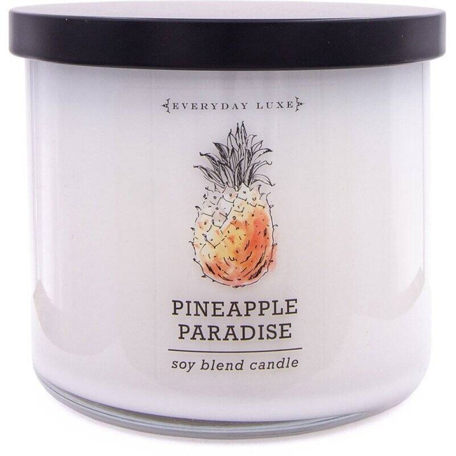 Colonial Candle Luxe large soy scented candle 3 wicks 14.5 oz 411 g - Pineapple Paradise