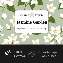 Candle World soja geurwas Jasmine Garden 50 g Jasmijn