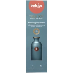 Bolsius stick diffuseur de parfum 80 ml True Joy en verre - Woody Wellness