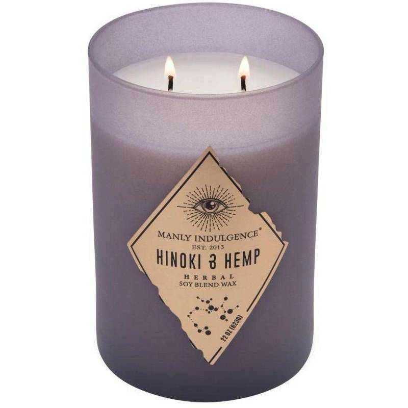 Männer Duftkerze aus sojawachs Hinoki Hemp Colonial Candle