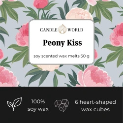 Candle World soja-Duftwachs Peony Kiss 50 g