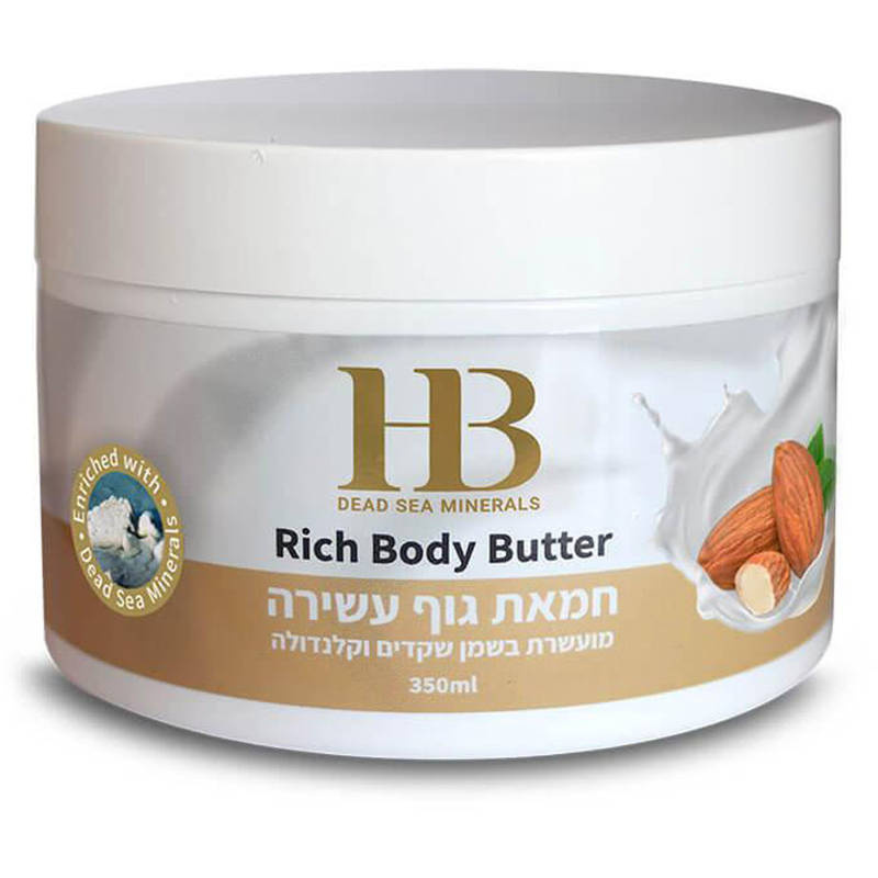 Manteca corporal con aceite de almendras y caléndula 350 g Health & Beauty
