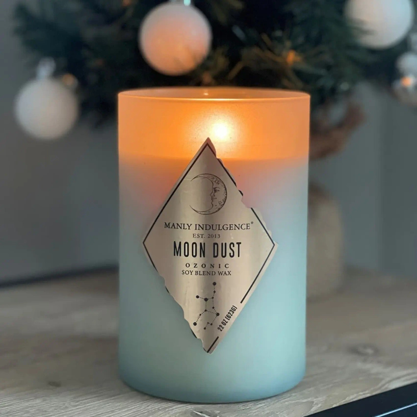 Vela aromática para hombre de soja Moon Dust Colonial Candle