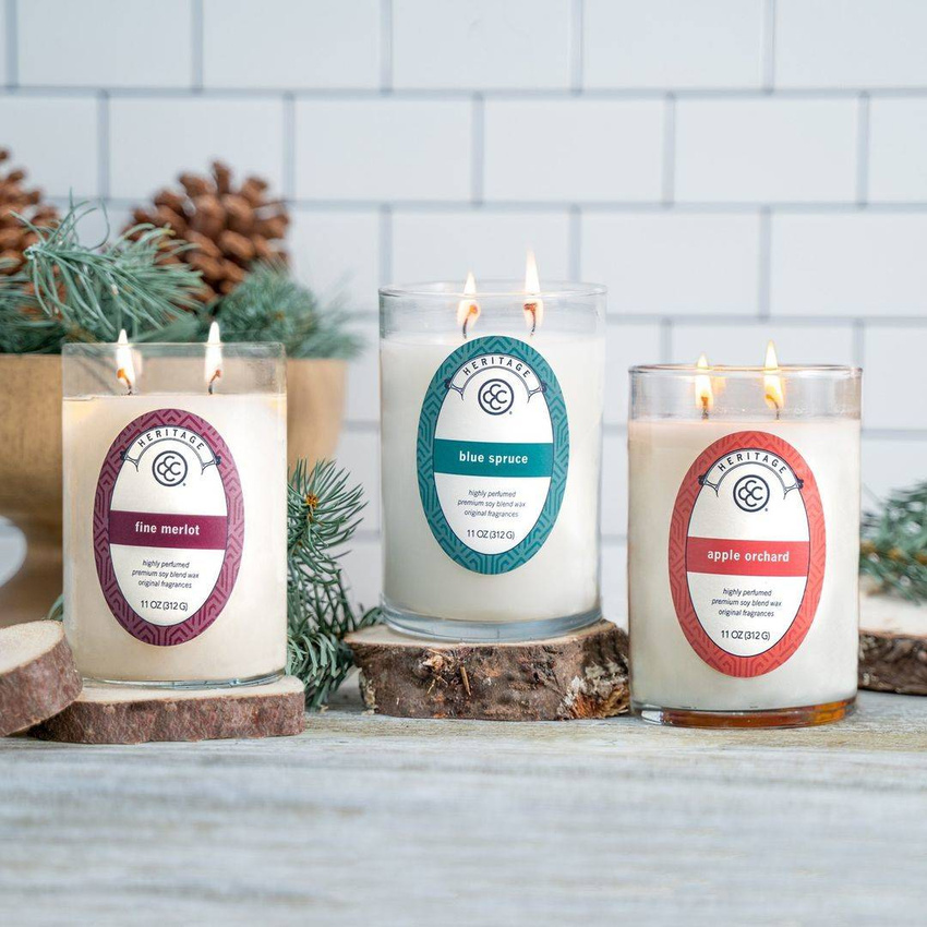 Sojowa świeca zapachowa Fine Merlot Colonial Candle