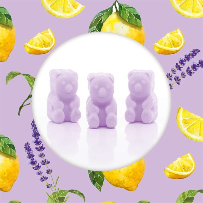 Wosk zapachowy sojowy misie Cytryna Lawenda - Lemon Lavender Ted Friends