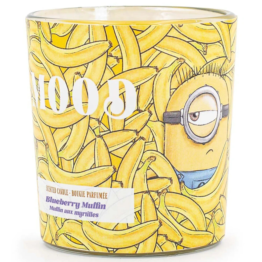 Candela profumata in vetro berry cupcakes Mood Blueberry Muffin Minions 110 g