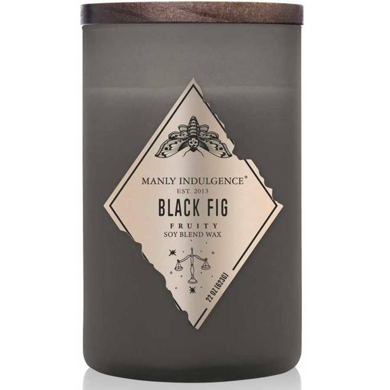 Soja geurkaars voor heren Black Fig Colonial Candle