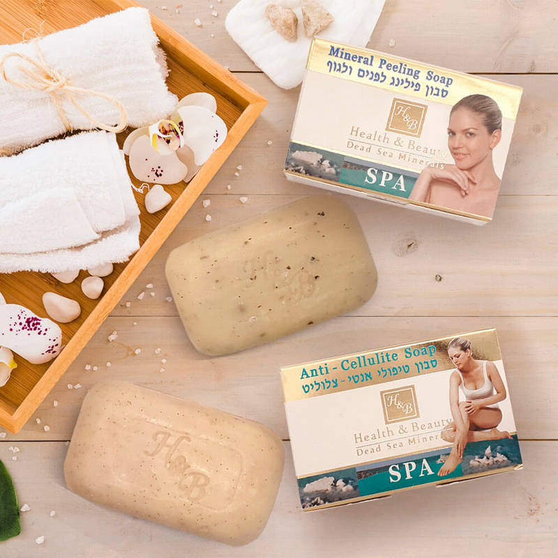 Savon gommant visage et corps aux minéraux de la Mer Morte 115 g Health & Beauty