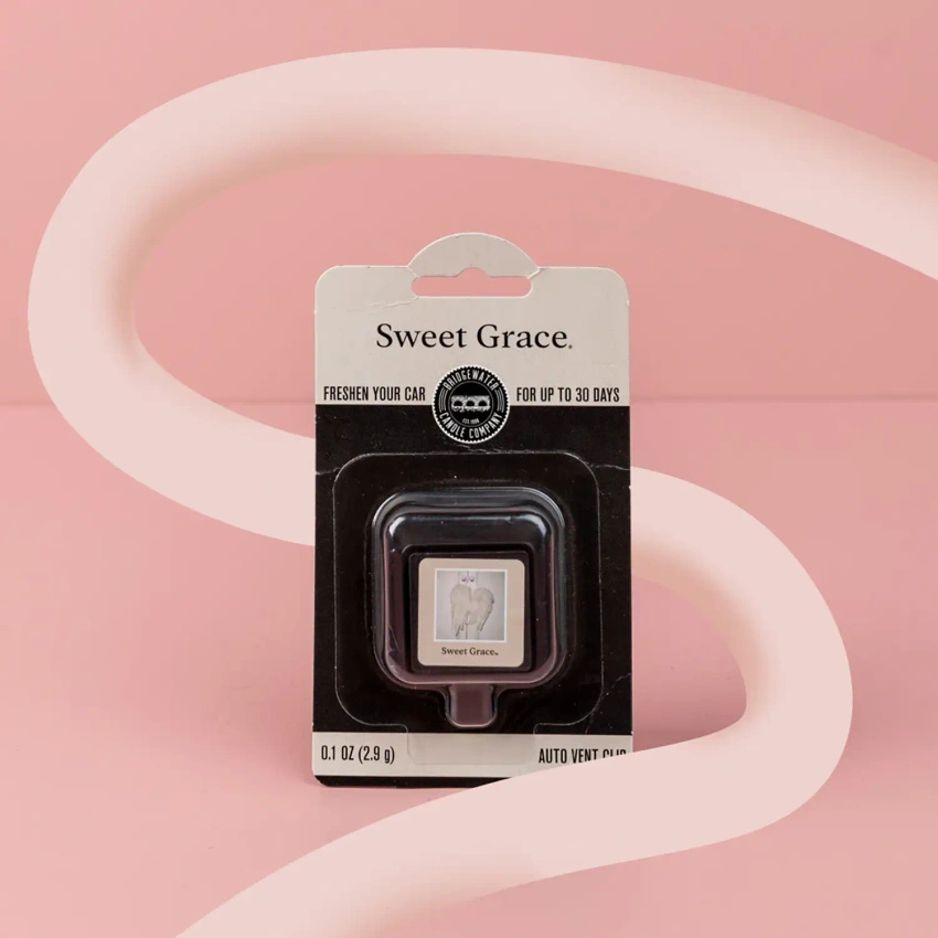 Parfum de voiture Sweet Grace Bridgewater Candle AutoClip