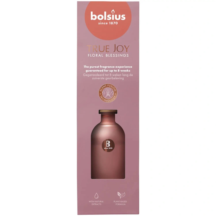 Bolsius True Joy diffusore di fragranze a bastoncino 80 ml in vetro Floral Blessings