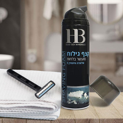 Shaving foam with chamomile and aloe with Dead Sea minerals 250 ml Health & Beauty