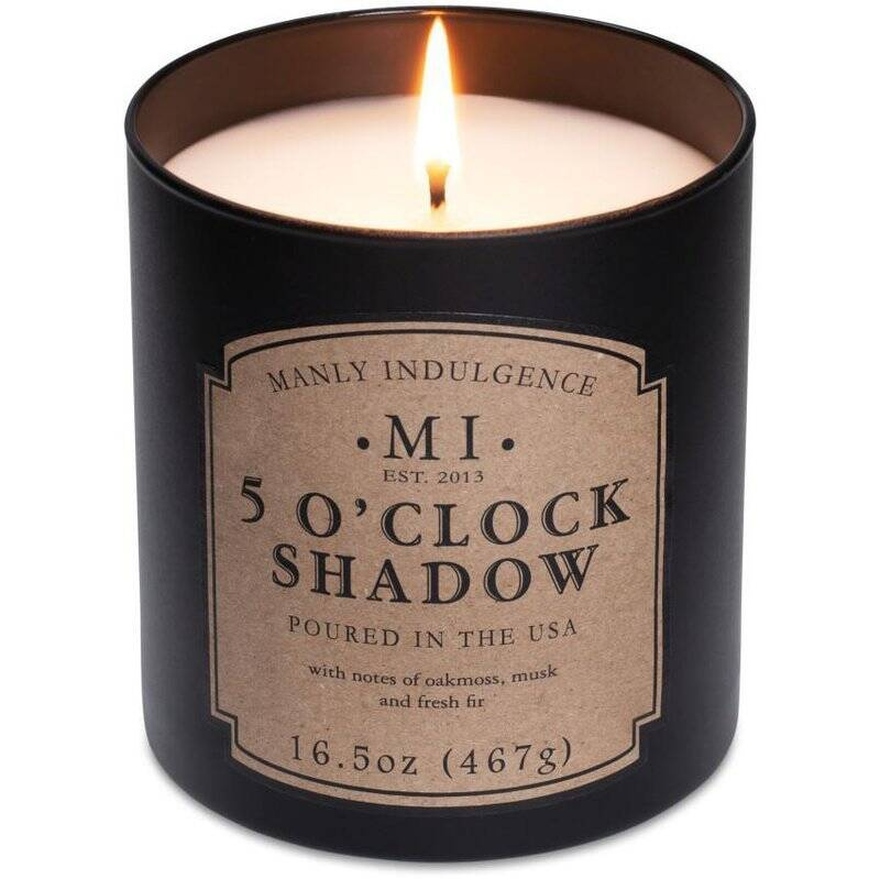 Vela perfumada de soja para hombre Colonial Candle - 5 o'Clock Shadow