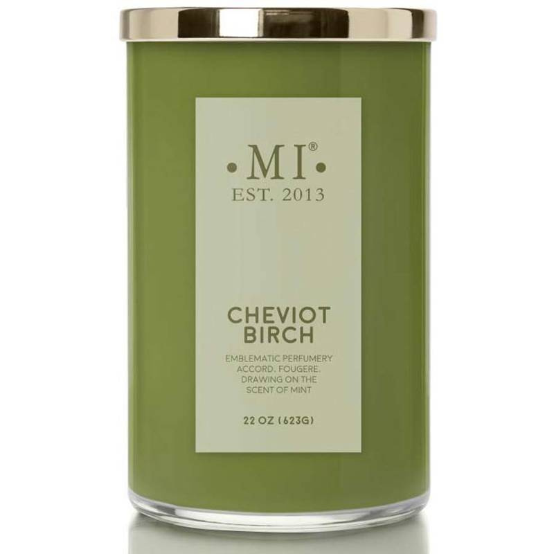 Bougie parfumée au soja, parfum sophistiqué et masculin, Colonial Candle, 623 g 22 oz - Cheviot Birch