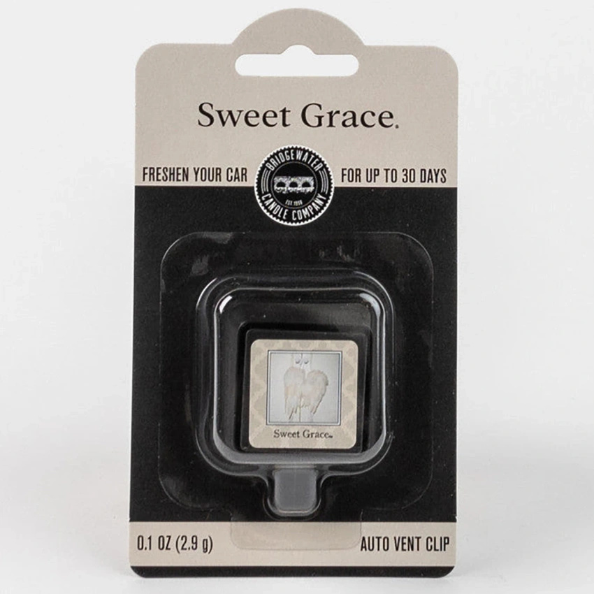 Car fragrance Sweet Grace Bridgewater Candle AutoClip