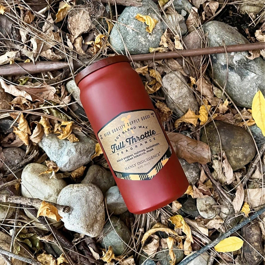 Candela profumata per uomo Full Throttle Colonial Candle