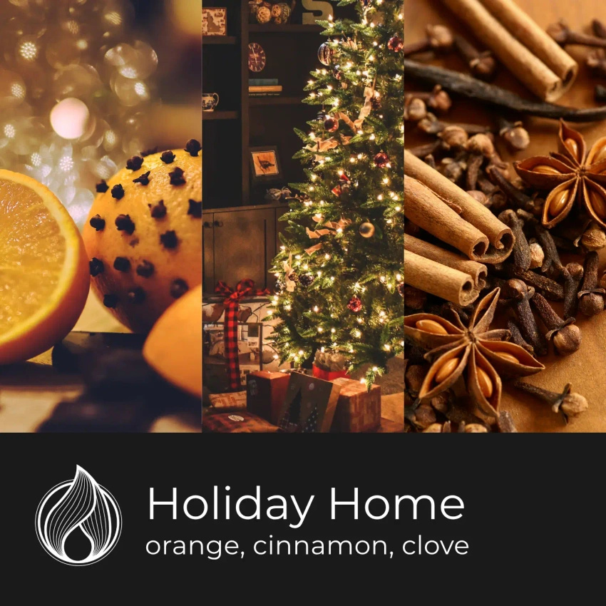 Candle World Soja Duftkerze Weihnachten 3 Dochte Holiday Home 460 g