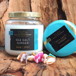 Świeca zapachowa 2 knoty Sól morska Imbir - Sea Salt Ginger Candle-lite