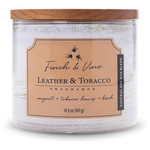 Soja geurkaars Colonial Candle Leather Tobacco