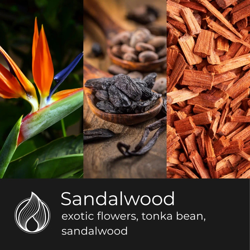 Candle World wosk zapachowy sojowy Sandalwood 50 g