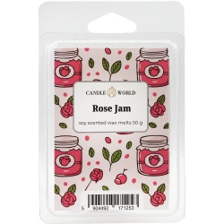 Candle World cire parfumée au soja Rose Jam 50 g Rose