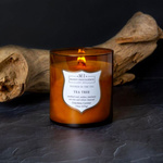 Sojowa świeca zapachowa męska drewniany knot Colonial Candle - Tea Tree