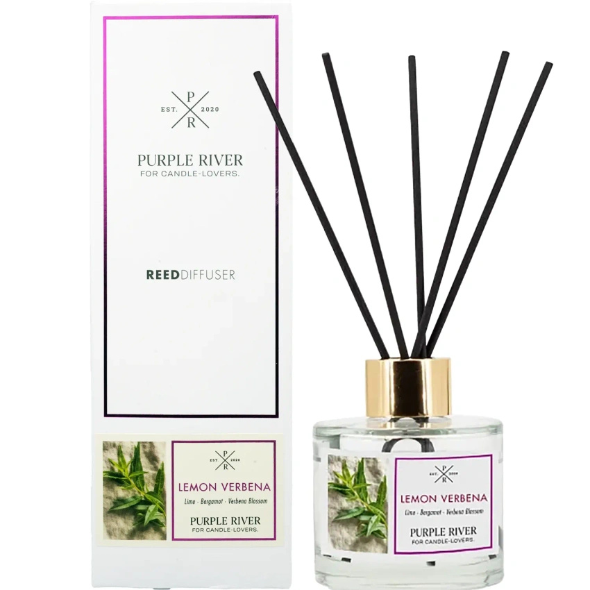Vonné tyčinky difuzér Lemon Verbena Purple River 100 ml