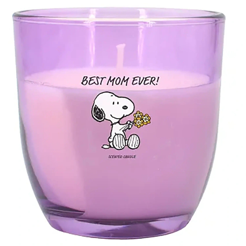 Peanuts Snoopy bougie parfumée en verre Best Mom Ever 100 g pour maman