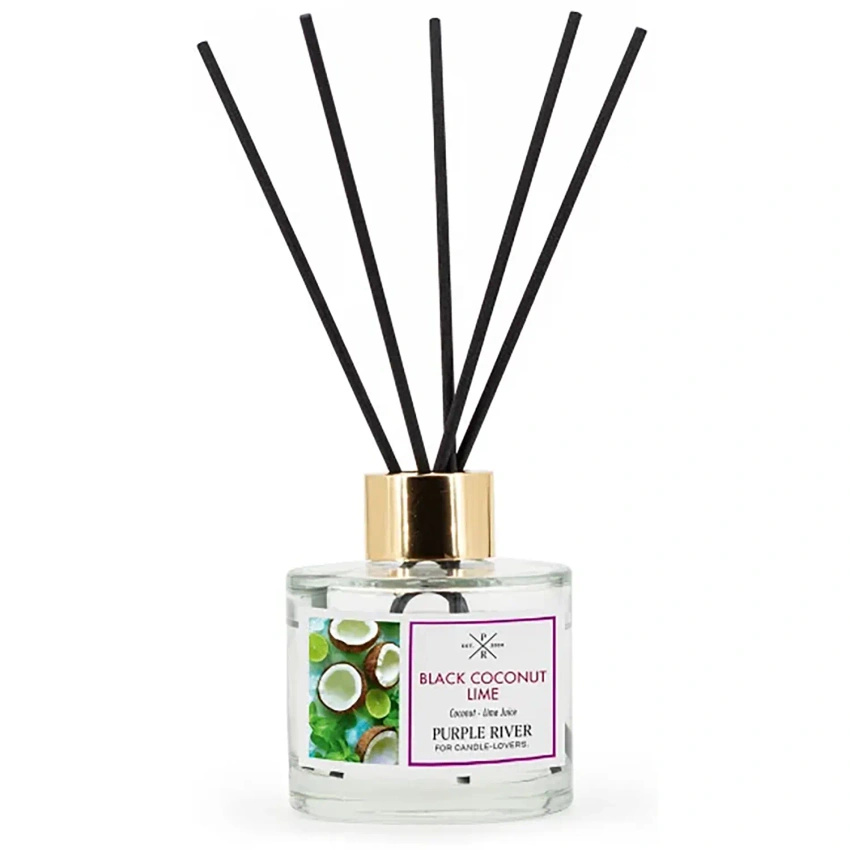 Vonné tyčinky difuzér Black Coconut Lime Purple River 100 ml
