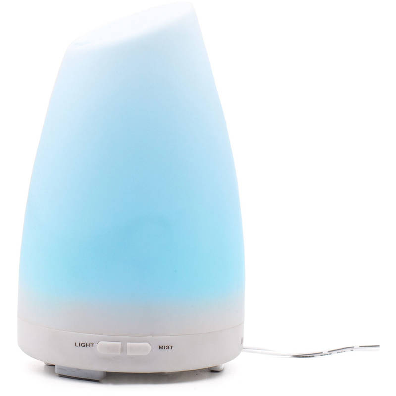 Diffuseur d'arômes ultrasonique blanc pour aromathérapie éclairage LED coloré design minimaliste 16 cm Aroma Dream Curaçao