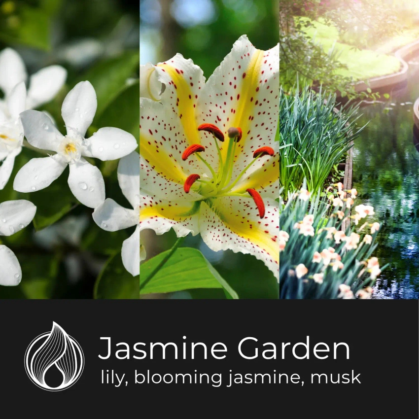Candle World soja geurwas Jasmine Garden 50 g Jasmijn