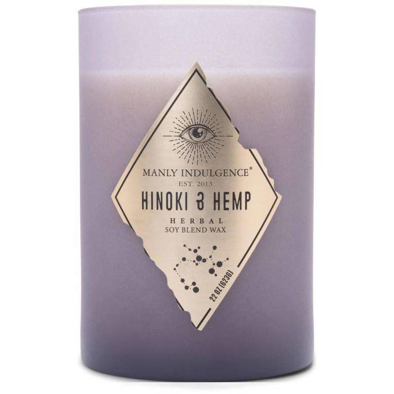 Pánská vonná svíčka sojová Hinoki Hemp Colonial Candle