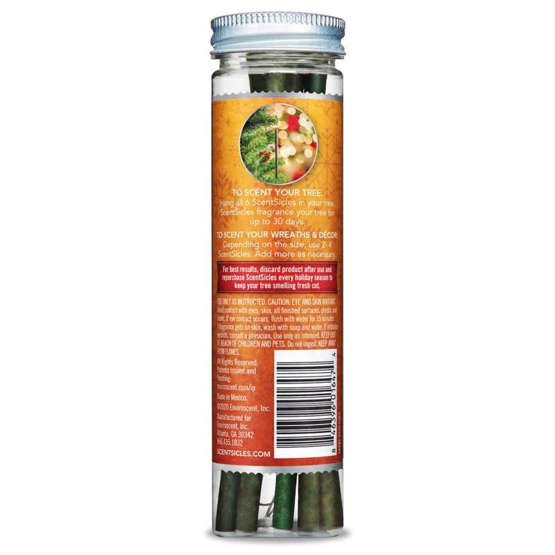 Vonné tyčinky Scentsicles na vánoční stromeček 6 ks - Spiced Pine Cones