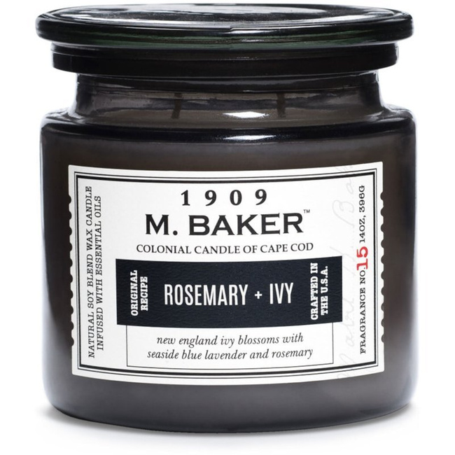 Ароматическая свеча соевая аптечная банка 396 г Colonial Candle M Baker - Rosemary Ivy