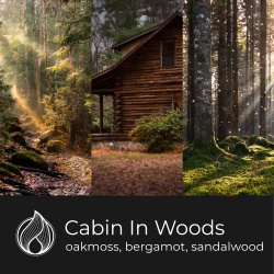 Candle World soy scented wax Cabin In Woods 50 g woody