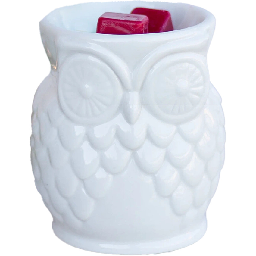 Ceramic wax burner Owl