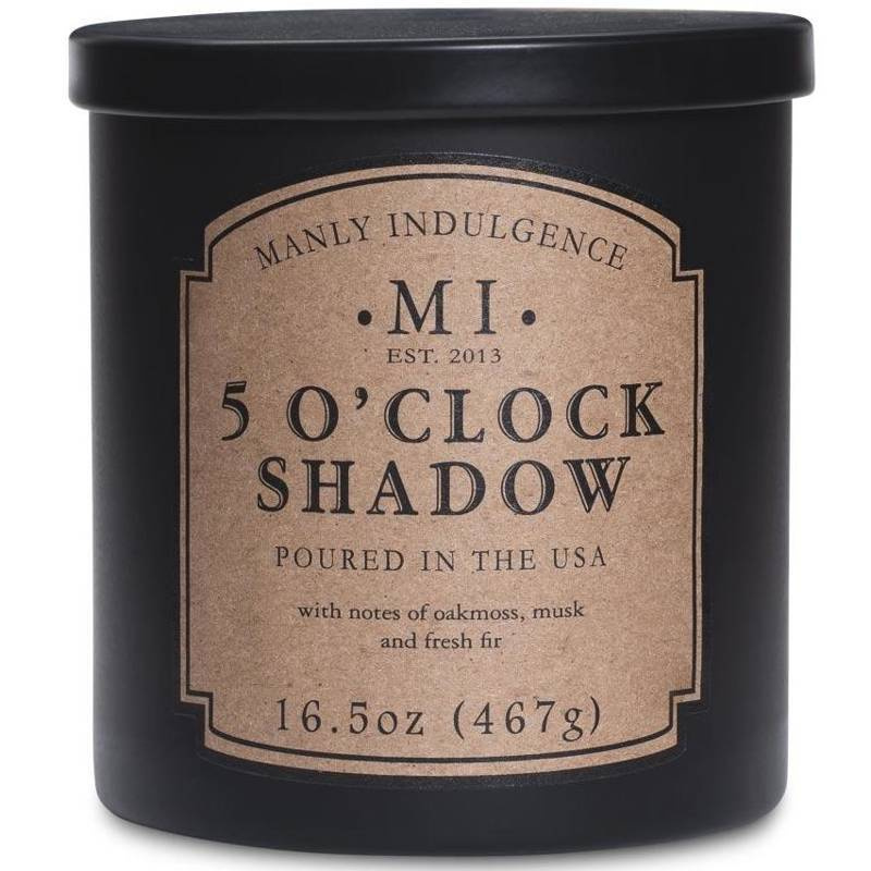 Colonial Candle soy scented candle in glass 16.5 oz 467 g - 5 o'Clock Shadow