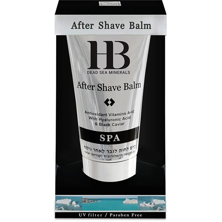 Bálsamo para después del afeitado para hombre con ácido hialurónico y caviar con minerales del Mar Muerto 150 ml Health & Beauty