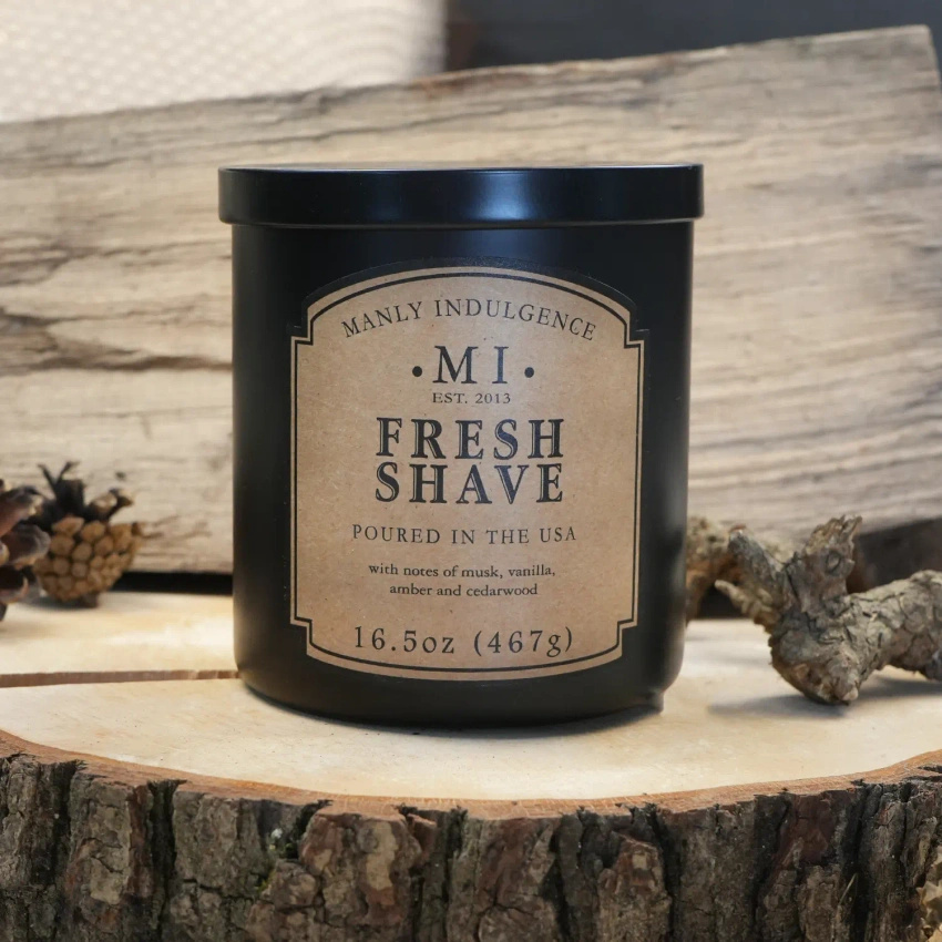 Pánská sojová vonná svíčka Colonial Candle - Fresh Shave 
