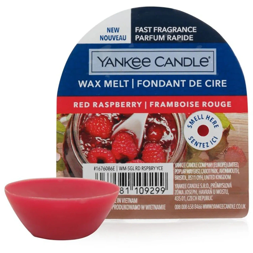 Yankee Candle geurwas 0.8 oz 22 g - Rode framboos